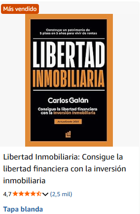 Consigue la libertad financiera con la inversión inmobiliaria. Carlos Galán