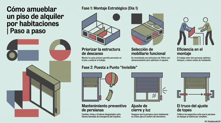 Amueblando un piso para estudiantes desde cero