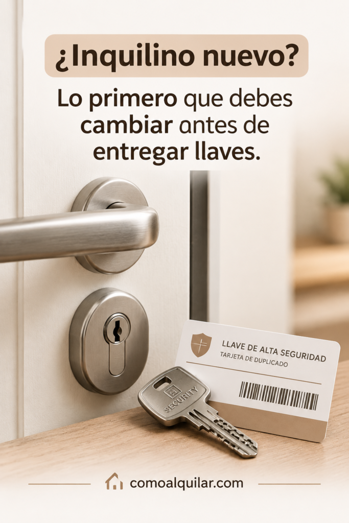Ceraduras y cambios de llave en pisos de alquiler